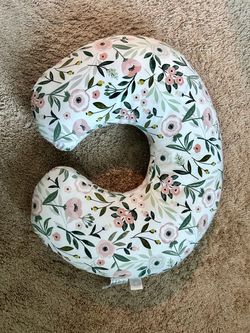 Boppy Nursing Pillow with Floral Cover
