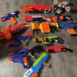 Nerf Guns Read Description