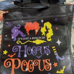 24 Hocus Pocus Halloween Tote Bags 8x8 Inches