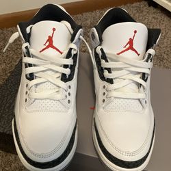 Air Jordan 3  Grey Cement. Size 9. Brand New