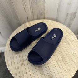 Blue sandals