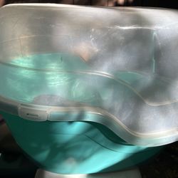Cat jumbo hooded cat litter box  