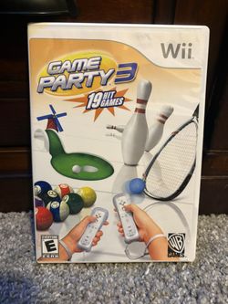 Game Party 3 - Nintendo Wii- Tested & Works