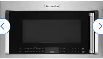 KitchenAid 1.9-cu ft Over-the-Range Convection Microwave with Sensor Cooking ( Stainless Steel )