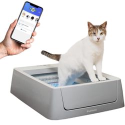 PetSafe ScoopFree Smart Self-Cleaning Cat Litter Box - WiFi & App Enabled - Hands-Free Clean up