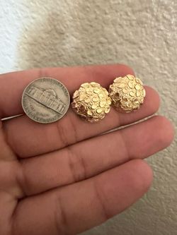 XL nugget earrings