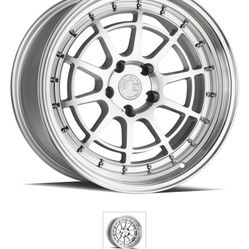 AodHan AH04 17x9 ET25 Silver Machine Face