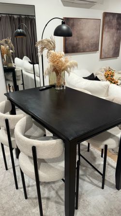 Counter table height table and chairs for sale!