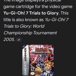 2005 Yugioh 7 Trial To Glory Orininal 