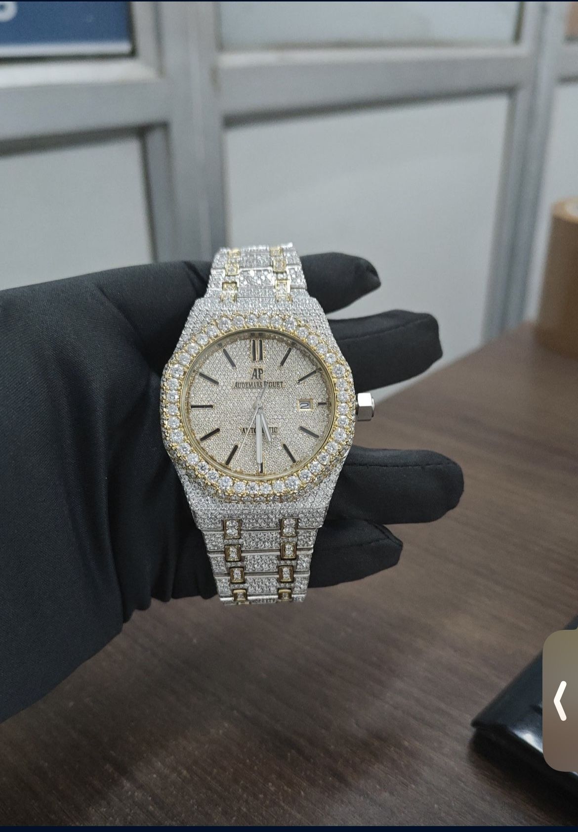 ICEDOUT AP MOISSANITE WATCH
