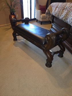 Leather Foot Bench