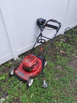 Toro lawnmower and gas trimmer for parts or repair