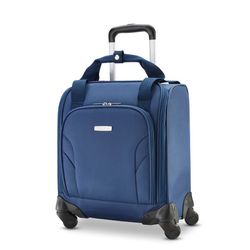Under Seat Carry-on Spinner with USB Port Ocean Blue