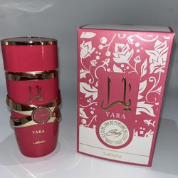Lattafa Yara Candy Pink EDP 3.4 Oz Perfume For Women