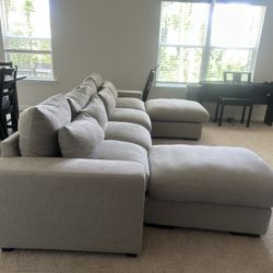 Nyerere 123.24" Upholstered Sofa