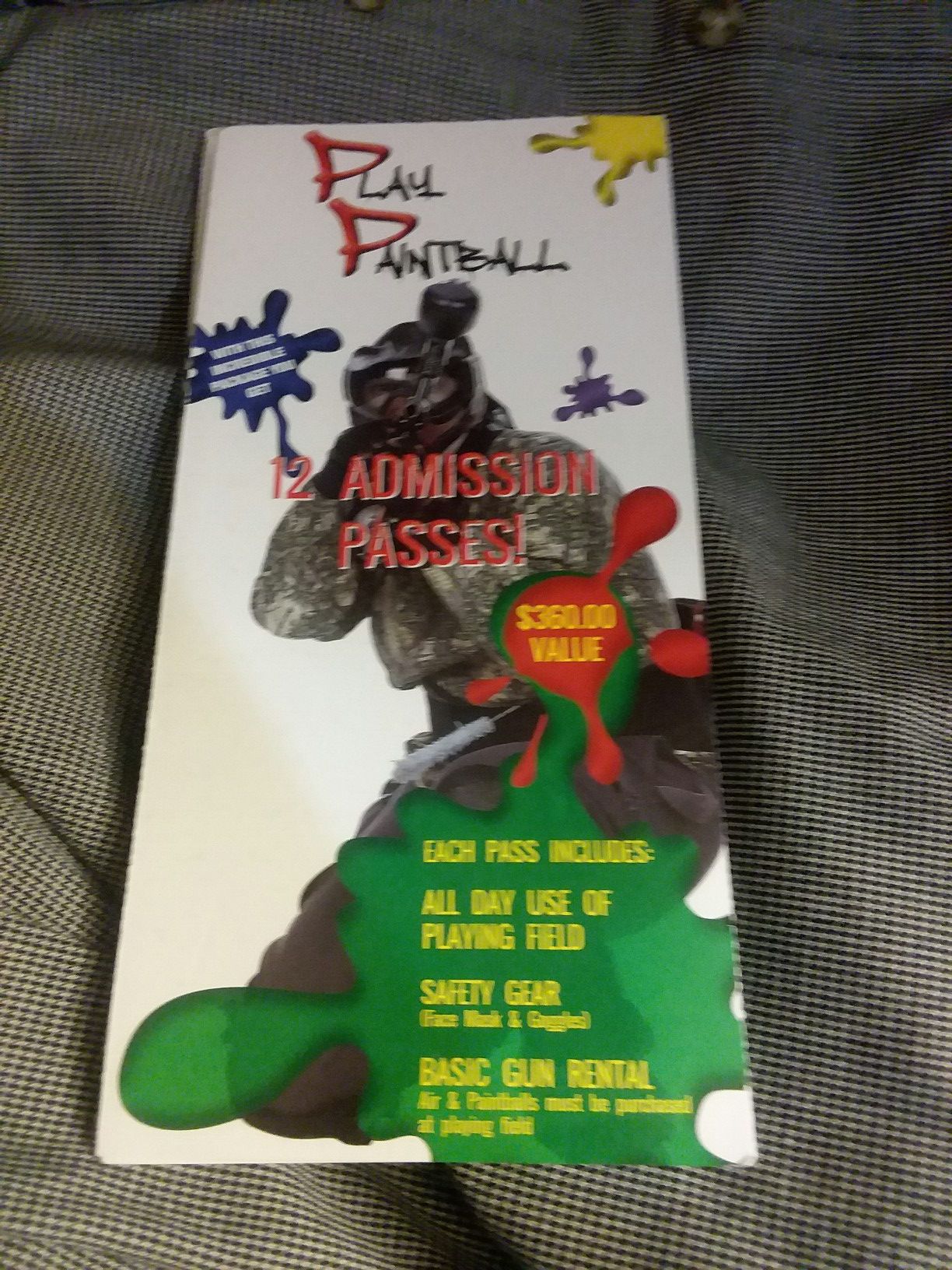 Paintball passes for 7 in okc