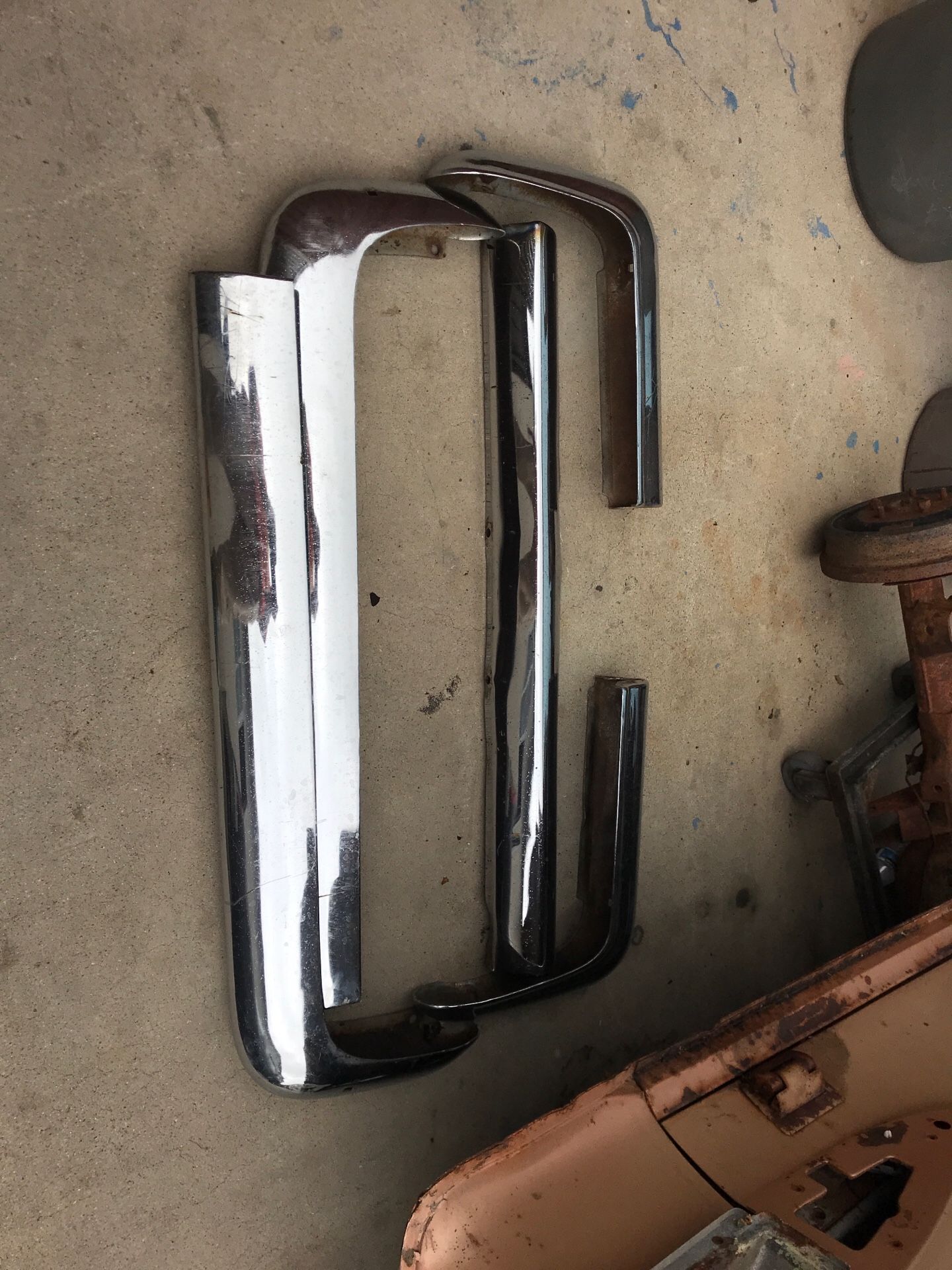 1959 Chevrolet Impala bumpers front and back 75 each for Sale in
