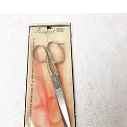 Imported Sewing Scissors, Vintage In Original Case