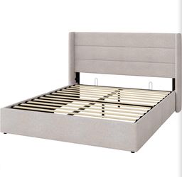 Allewie Queen Bed frame (no box spring needed)