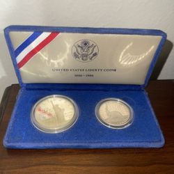 Vintage Rare United States Liberty Coins 1(contact info removed) With Case MINT Condition
