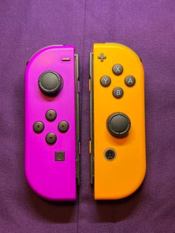 Nintendo Switch Joy-Cons Neon Purple & Neon Orange