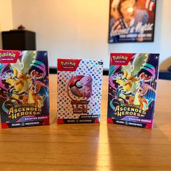 2 Ascended Heros & one SV 151 Bundles