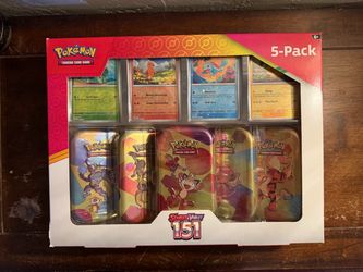 Pokémon scarlet & violet tins 5-pack