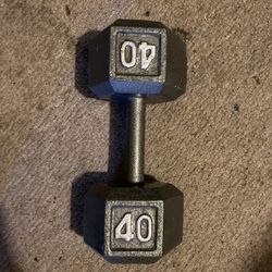 40lbs Dumbbell 