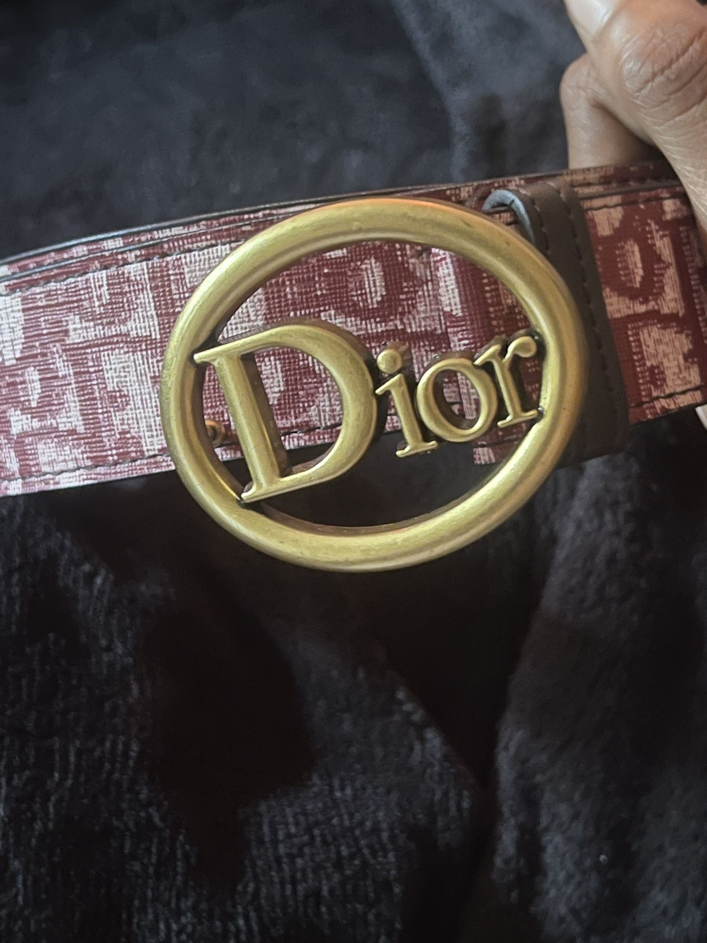 Men’s Dior Buckle Monogram belt