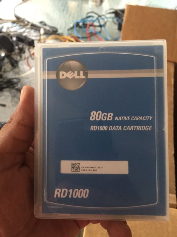 Dell 80GB RD1000 Data Cartridge Mfr P/N 0FR310