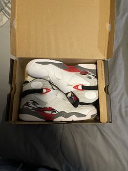 Jordan 8 retro white true red