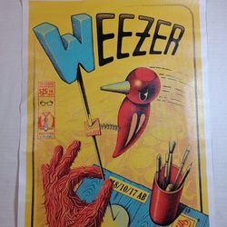 Weezer Vintage Album Cover Canvas Poster Music Rock  Wall Art Gift Set