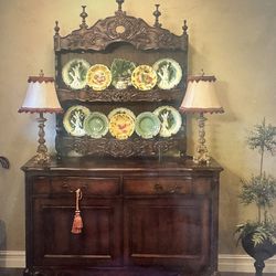 Shelf Vintage French Wood Etagere SHELF