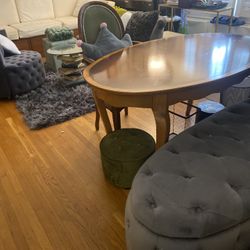 Set Of Antique Desk& Chair