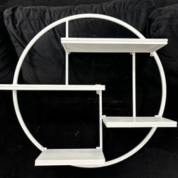 White Circle Shelf