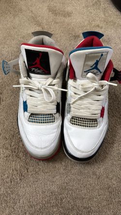 Jordan Air Jordan 4 Retro SE What The CI1184-146 Leather Mid Top White Sneaker