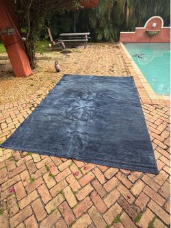 Navy Rug, 8x10