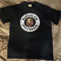BAPE Space Camo Busy Works Tee