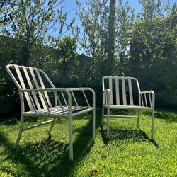 Vintage Patio Chairs (Set of 2)