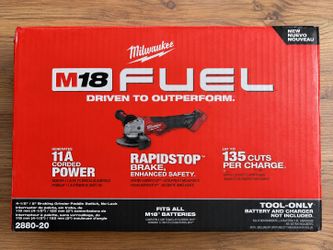 Milwaukee M18 Fuel 4-1/2 5" Grinder (Tool-Only)