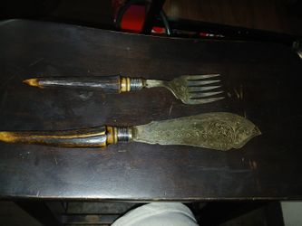 Vintage Fish Serving Set