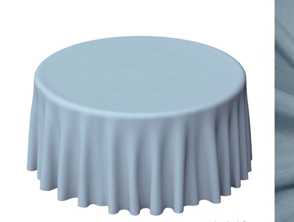 Tablecloths, table cover round, rectangle, blue, white, red, green pearl table runner
