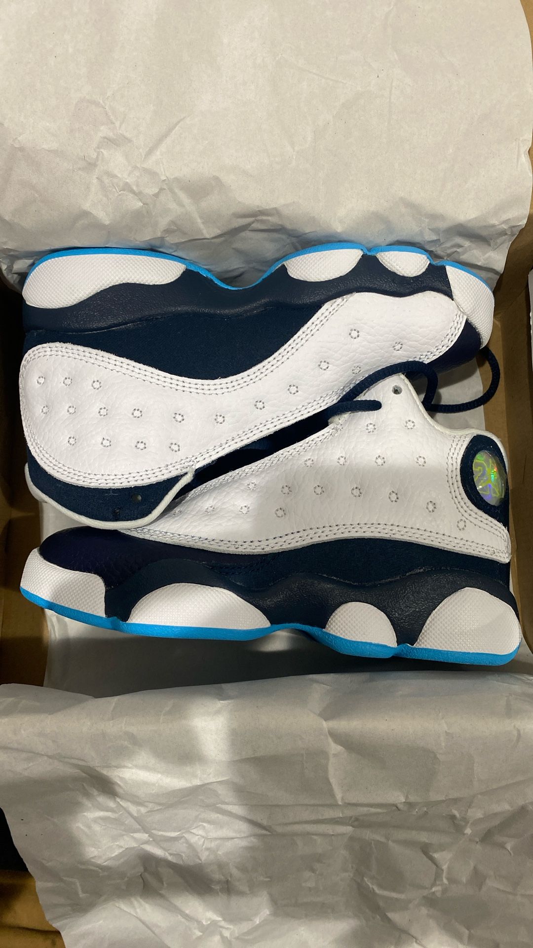 Jordan 13 (PS) White Obsidian Powder Blue
