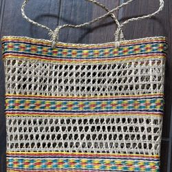 brand new handmade straw bag