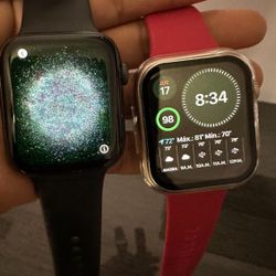 apple watch serie 5  - 44 mm  wifi - GPS desbloqueado Como nuevos ! Perfectamente como nuevos !!!