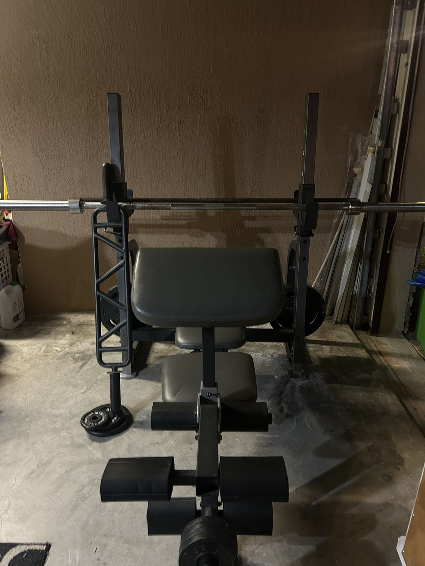All in one gym bench
