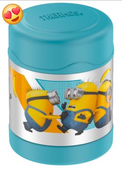 Thermos Minions Kids Food Jar/ stainless & black