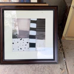 Large Wooden frame picture