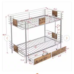 Twin XL bunk Bed