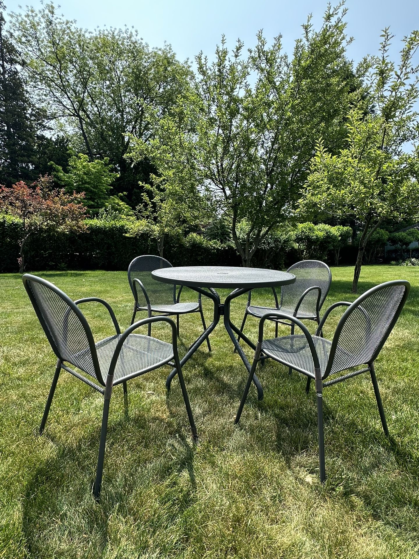 EMU Cambi Steel Table and Chair Set